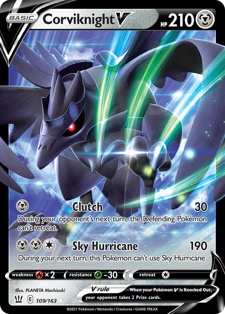 Corviknight V 109 SWSH05: Battle Styles Ultra Rare