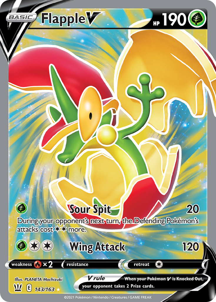 Flapple V 143 SWSH05: Battle Styles Ultra Rare