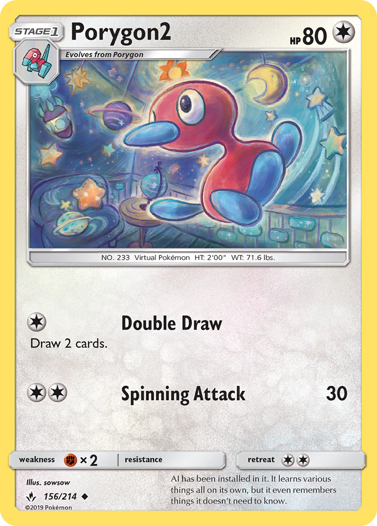 Porygon2 156 SM - Unbroken Bonds Uncommon