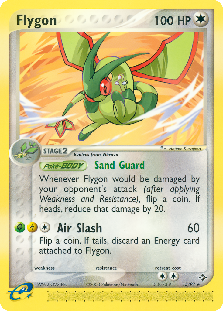 Flygon 15 Dragon Rare Lightly Played