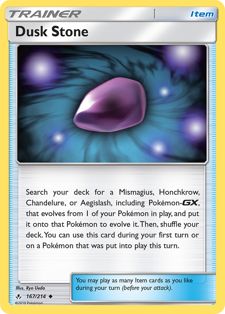 Dusk Stone 167 SM - Unbroken Bonds Uncommon
