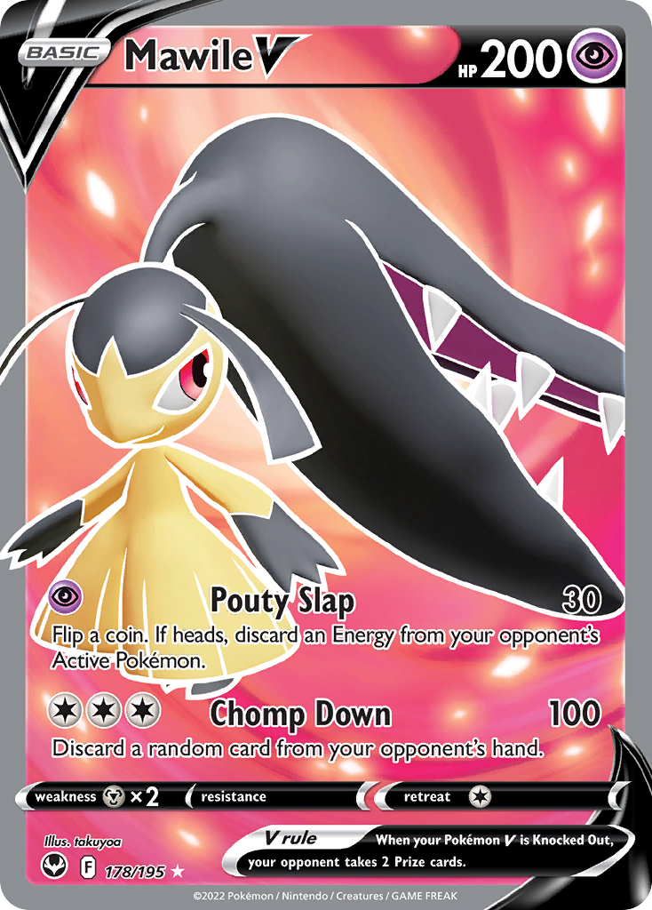 Mawile V 178 SWSH12: Silver Tempest Ultra Rare