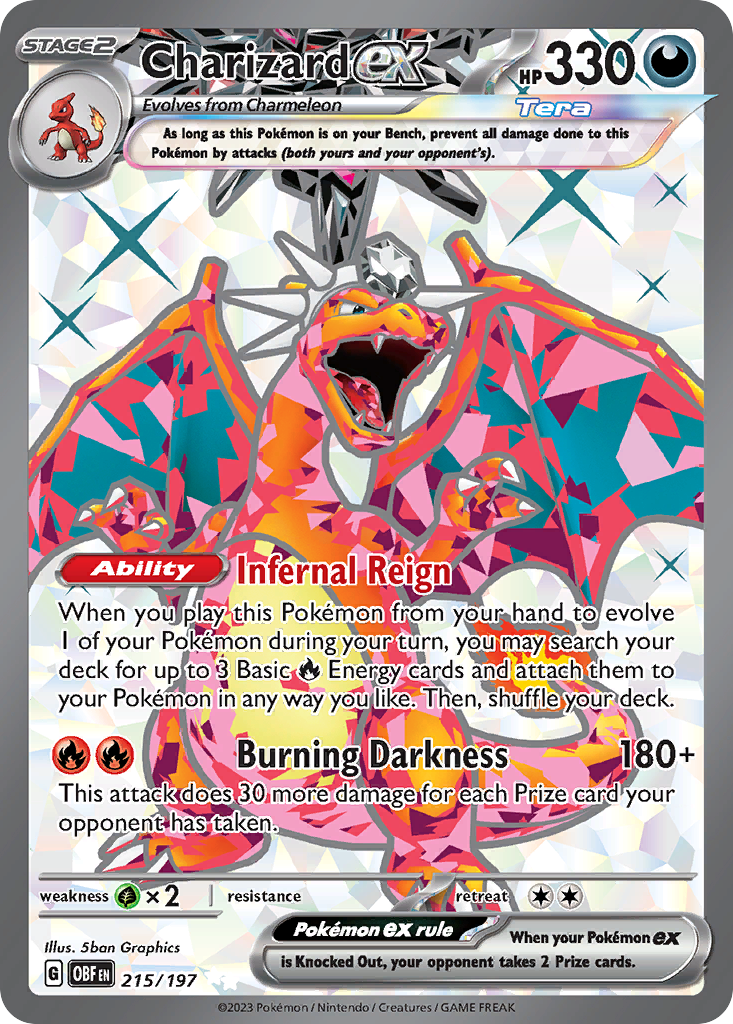 Charizard ex 215 SV03: Obsidian Flames Ultra Rare