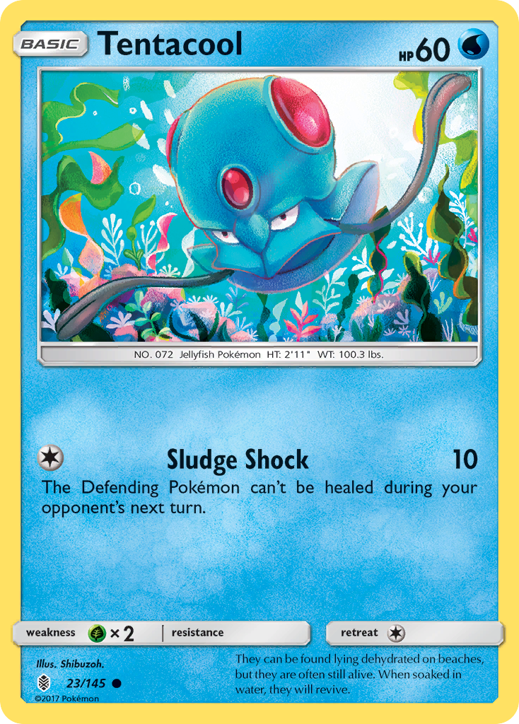 Tentacool 23 SM - Guardians Rising Common