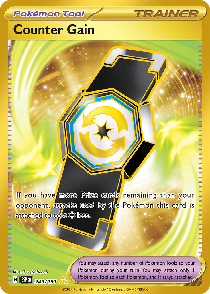 Counter Gain 249 SV08: Surging Sparks Hyper Rare