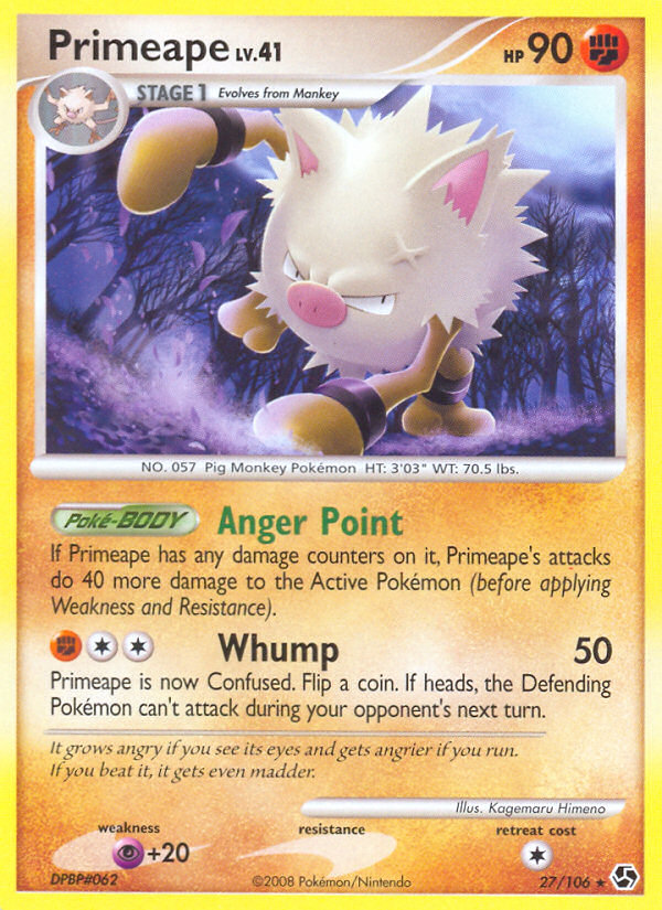 Primeape 27 Great Encounters Rare Lightly Played