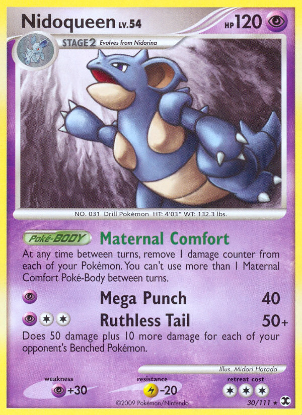 Nidoqueen 30 Rising Rivals Rare Lightly Played