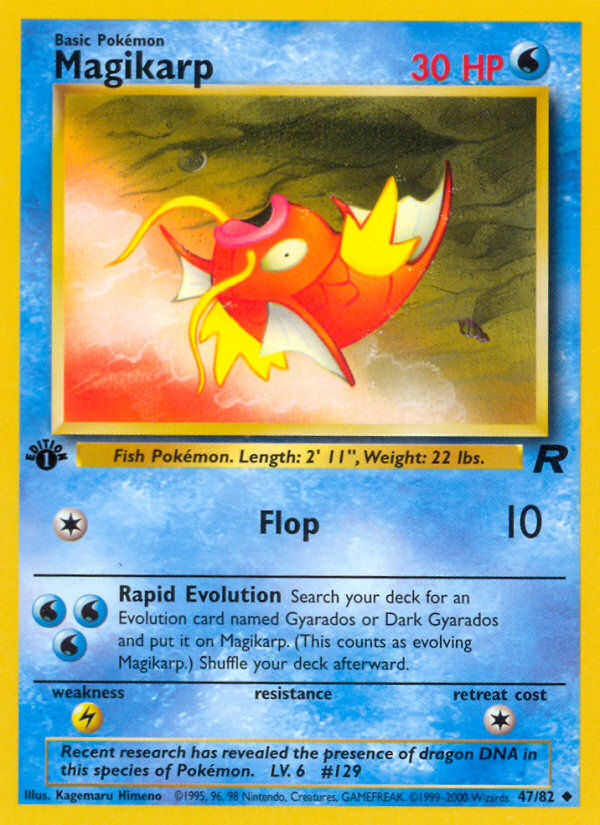 Magikarp 47 Team Rocket Uncommon