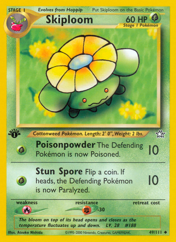 Skiploom 049 Neo Genesis Uncommon Near Mint
