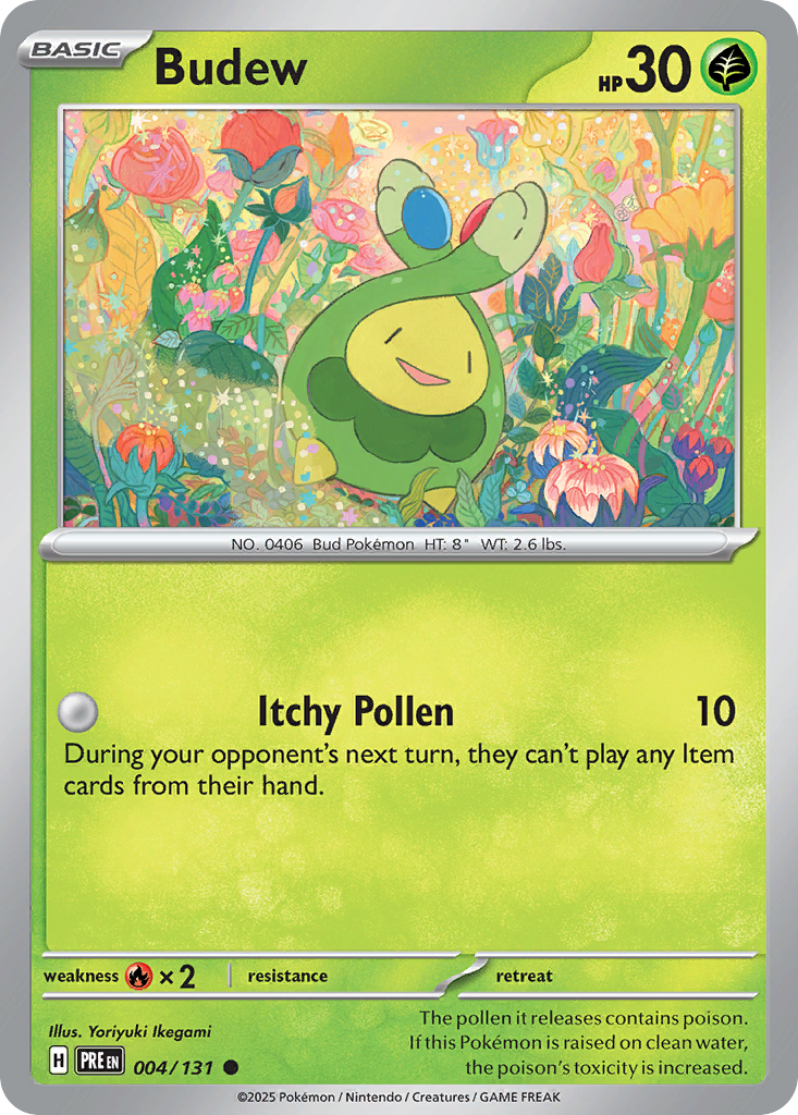 Budew 004 SV: Prismatic Evolutions Common Lightly Played