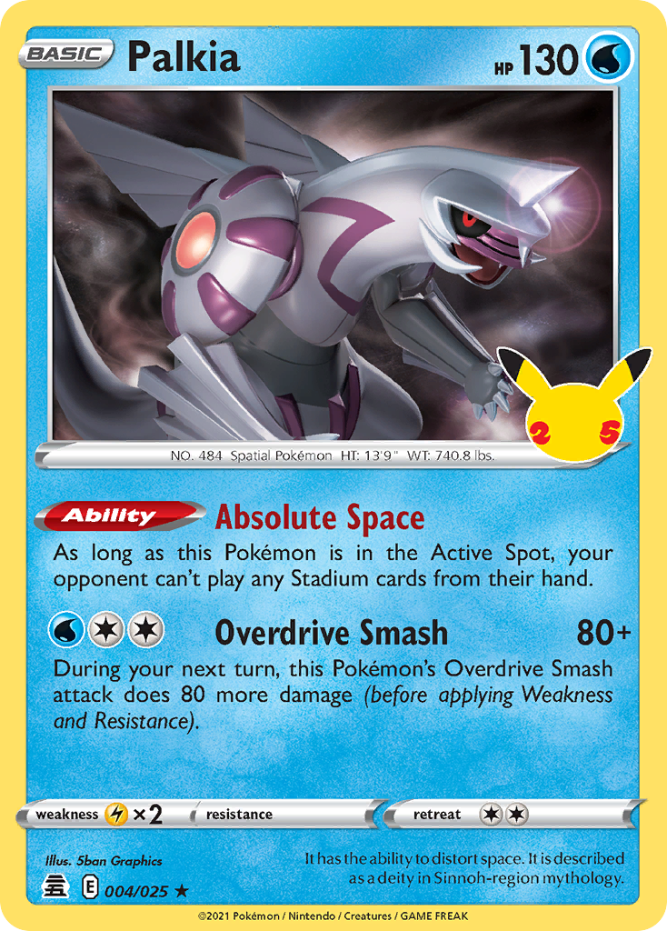 Palkia 004 Celebrations Holo Rare