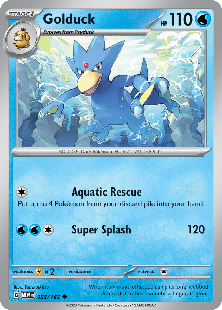 Golduck 055 SV: Scarlet & Violet 151 Uncommon