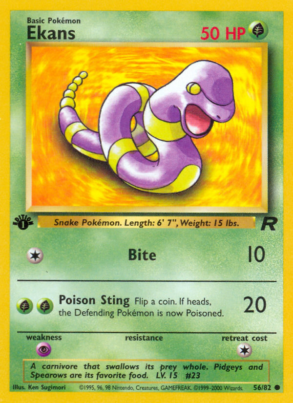 Ekans 56 Team Rocket Common