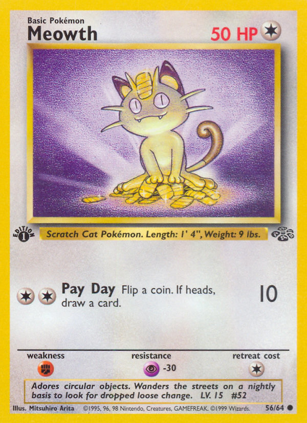 Meowth 56 Jungle Common