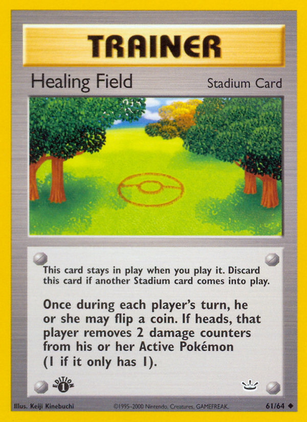 Healing Field 61 Neo Revelation Uncommon Lightly Played