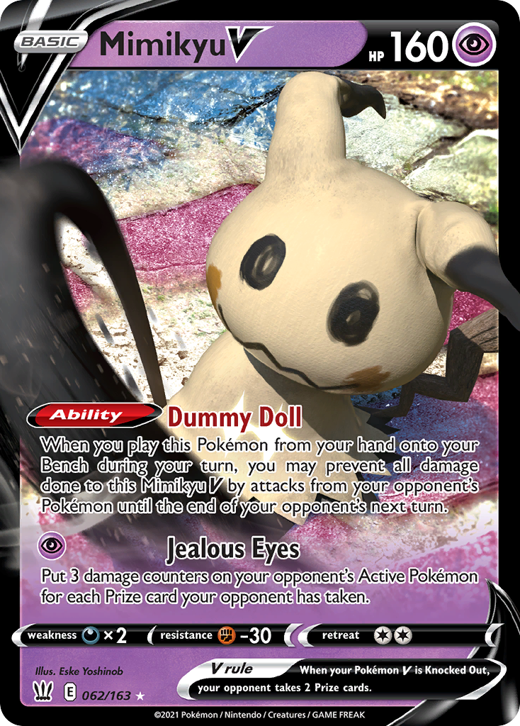 Mimikyu V 062 SWSH05: Battle Styles Ultra Rare