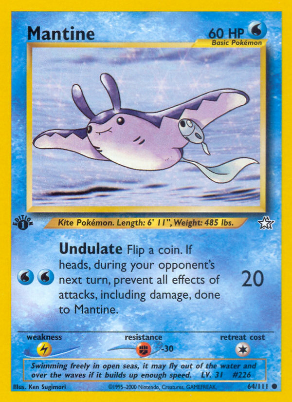 Mantine 064 Neo Genesis Common Near Mint