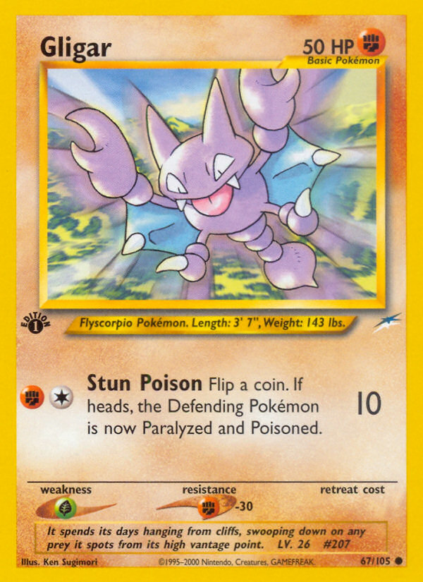 Gligar 067 Neo Destiny Common Near Mint
