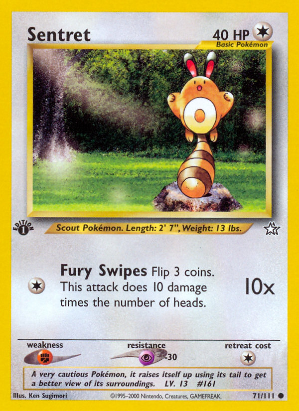 Sentret 071 Neo Genesis Common Near Mint
