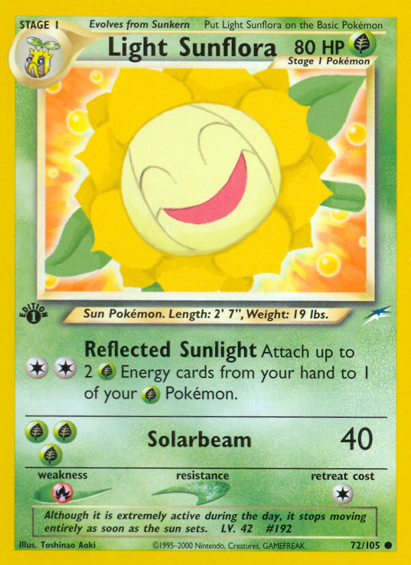 Light Sunflora 072 Neo Destiny Common