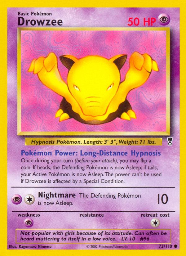 Drowzee 073 Legendary Collection Common Lightly Played