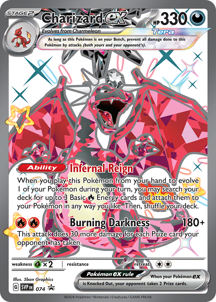 Charizard ex 074 SV: Scarlet & Violet Promo Cards Promo