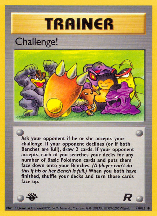 Challenge! 74 Team Rocket Uncommon Lightly Played