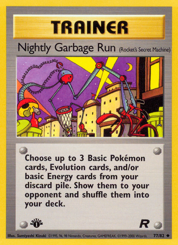 Nightly Garbage Run 77 Team Rocket Uncommon Lightly Played