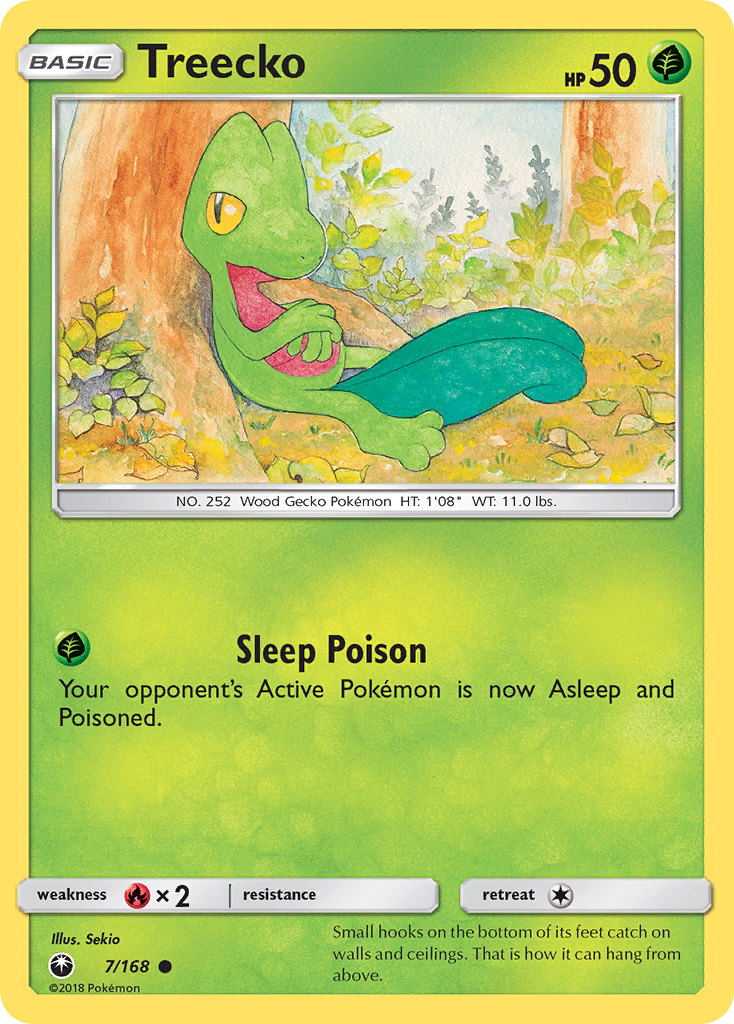 Treecko 7 SM - Celestial Storm Common