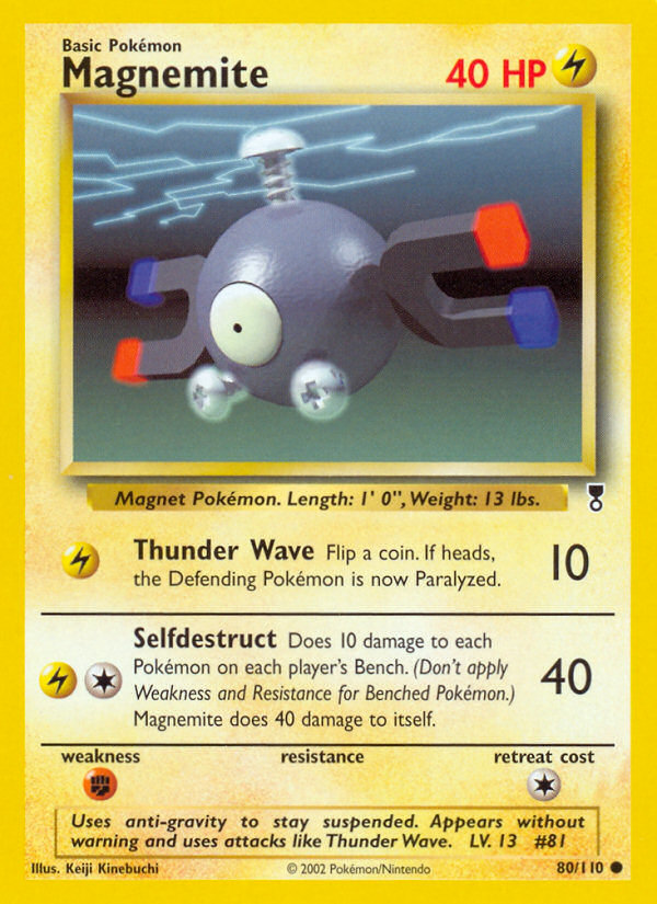 Magnemite 080 Legendary Collection Common Near Mint