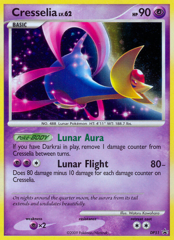 Cresselia DP51 Diamond and Pearl Promos Promo