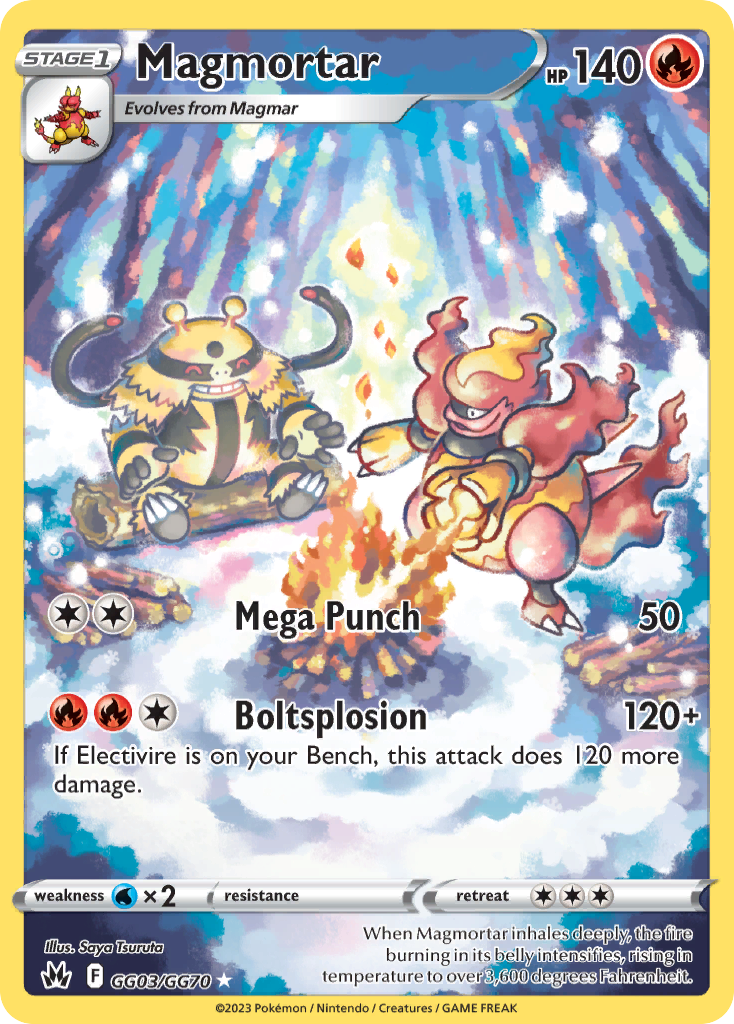 Magmortar GG03 Crown Zenith: Galarian Gallery Ultra Rare
