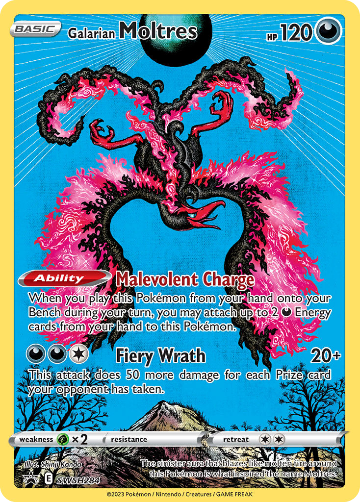 Galarian Moltres SWSH284 SWSH: Sword & Shield Promo Cards Promo