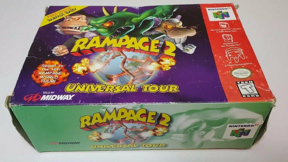Rampage 2: Universal Tour Big Box (Box Only)Notes: Side Tabs Cut, Holy Grail Variant