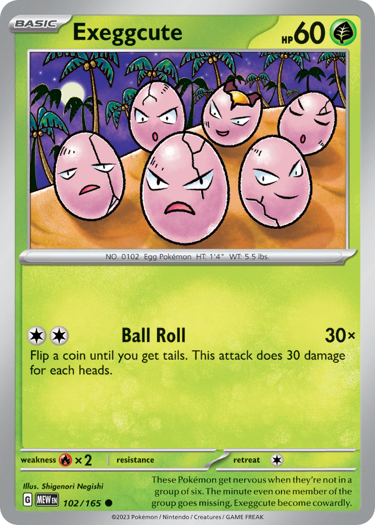 Exeggcute 102 SV: Scarlet & Violet 151 Common