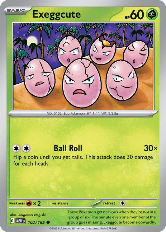 Exeggcute 102 SV: Scarlet & Violet 151 Common