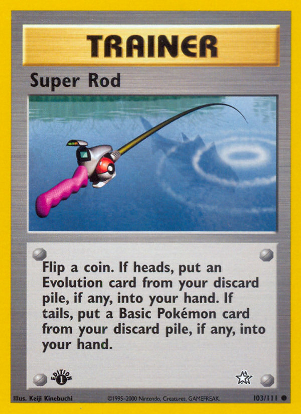 Super Rod 103 Neo Genesis Common