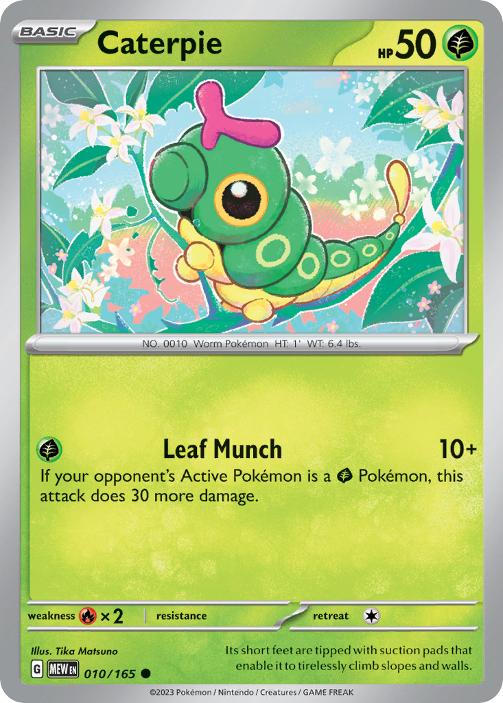 Caterpie 010 SV: Scarlet & Violet 151 Common