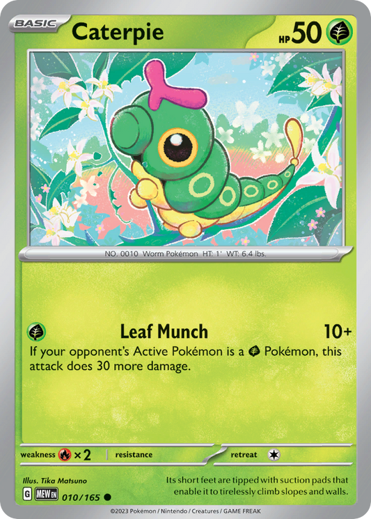 Caterpie 010 SV: Scarlet & Violet 151 Common