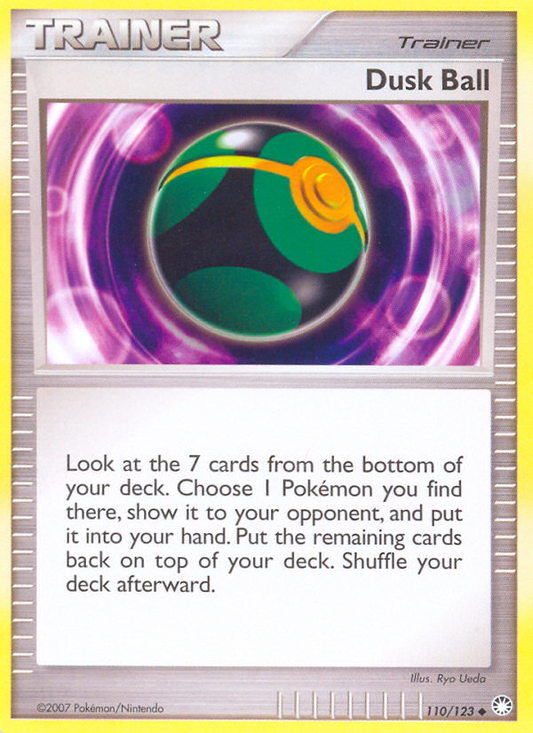 Dusk Ball 110 Mysterious Treasures Uncommon Near Mint