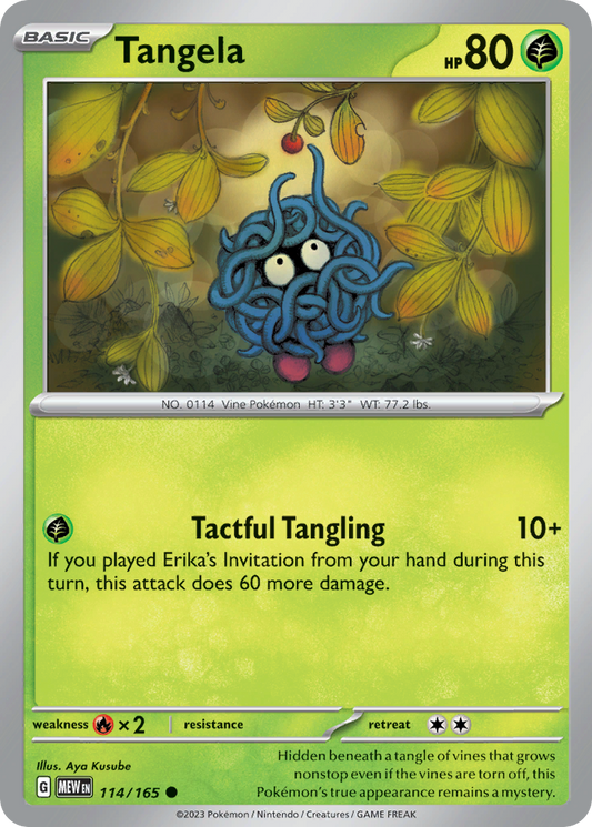 Tangela 114 SV: Scarlet & Violet 151 Common
