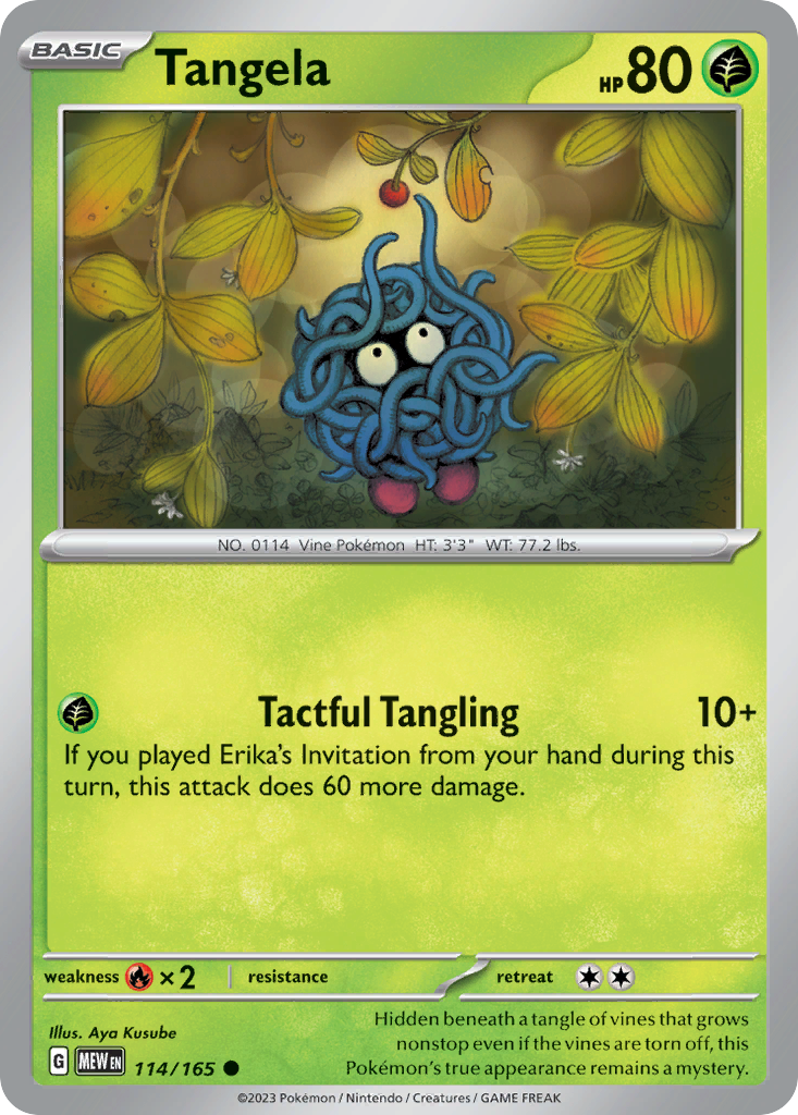 Tangela 114 SV: Scarlet & Violet 151 Common