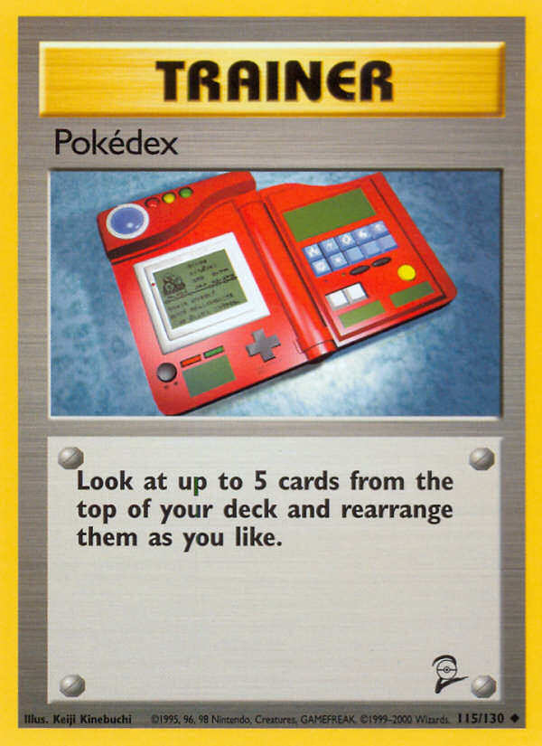 Pokedex 115 Base Set 2 Uncommon