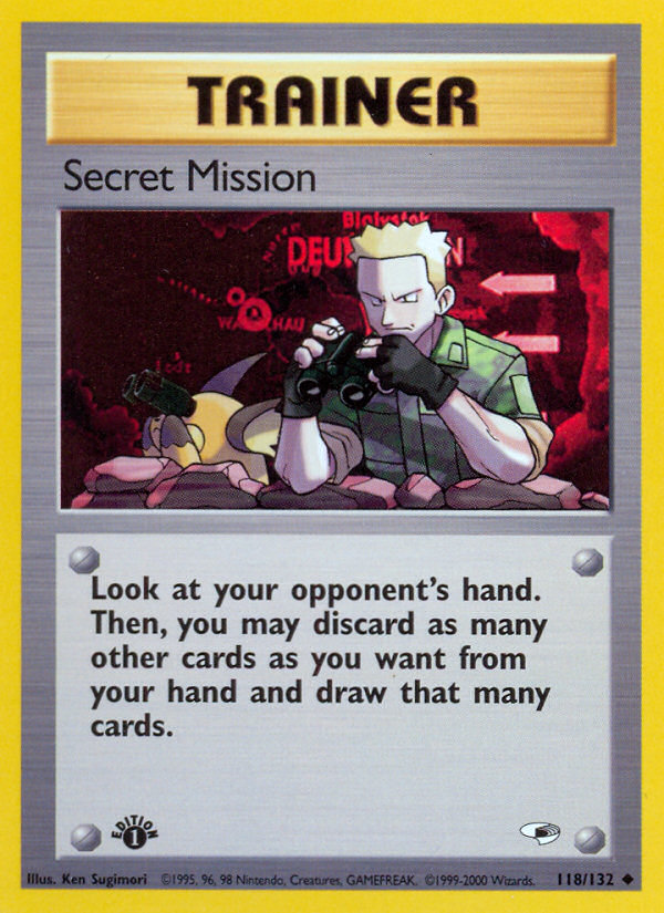 Secret Mission 118 Gym Heroes Uncommon