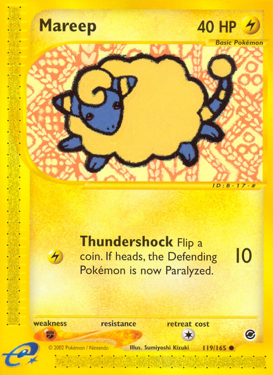 Mareep 119 Expedition Common Near Mint