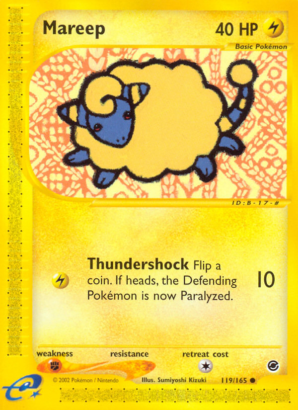 Mareep 119 Expedition Common Near Mint