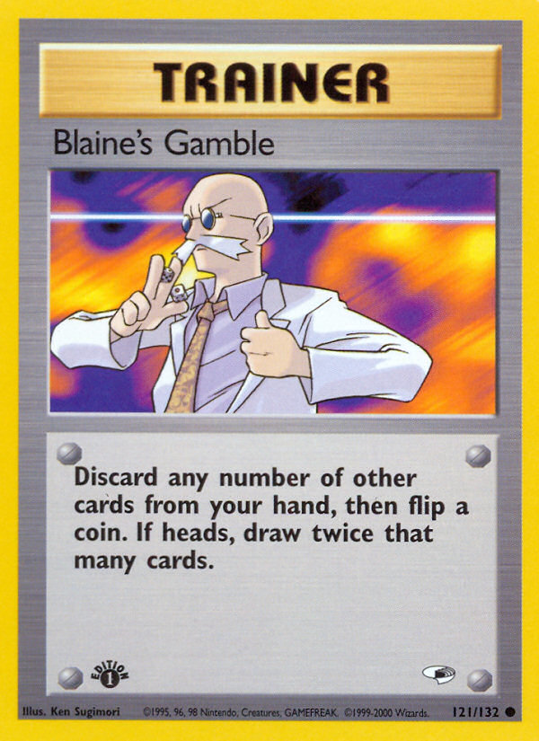 Blaine's Gamble 121 Gym Heroes Common