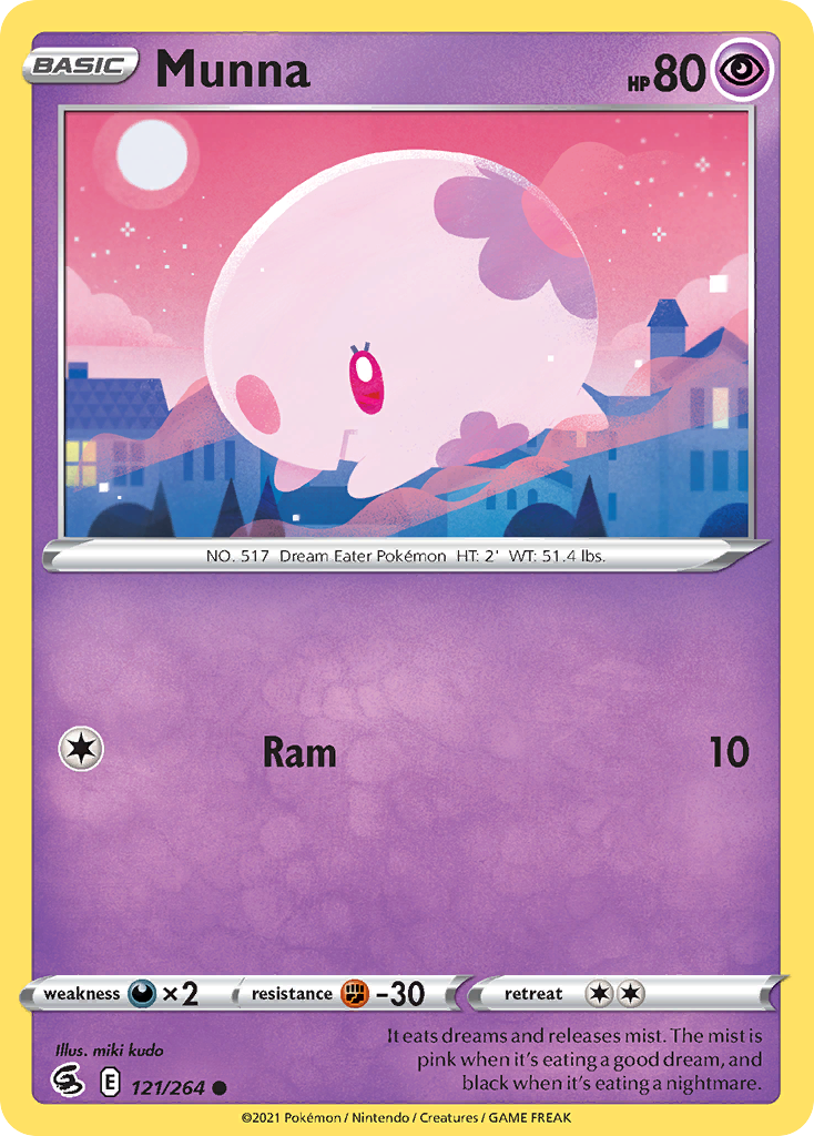 Munna 121 SWSH08: Fusion Strike Common