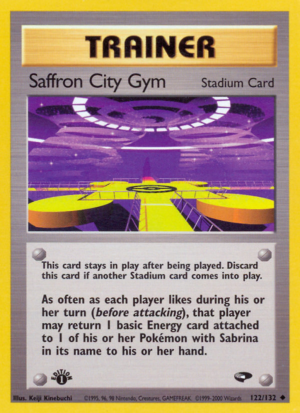 Saffron City Gym 122 Gym Challenge Uncommon