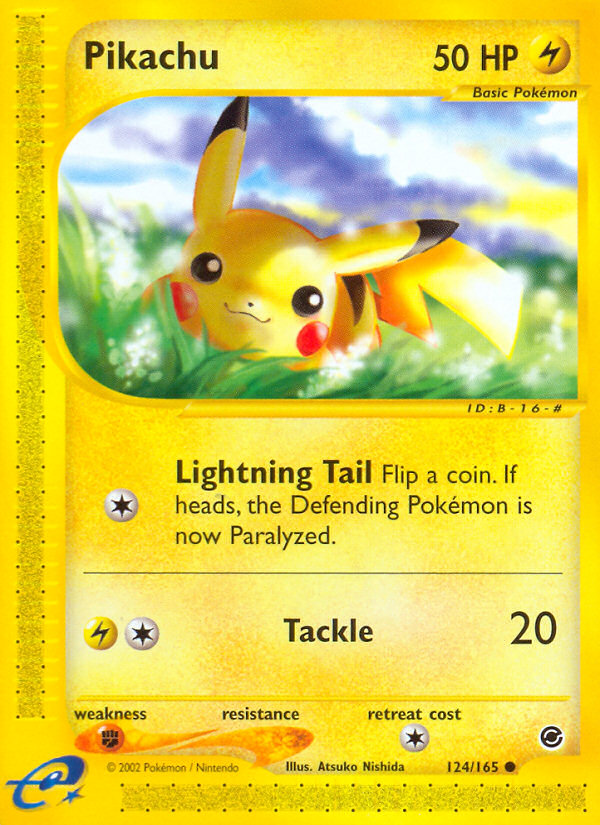 Pikachu 124 Expedition Common
